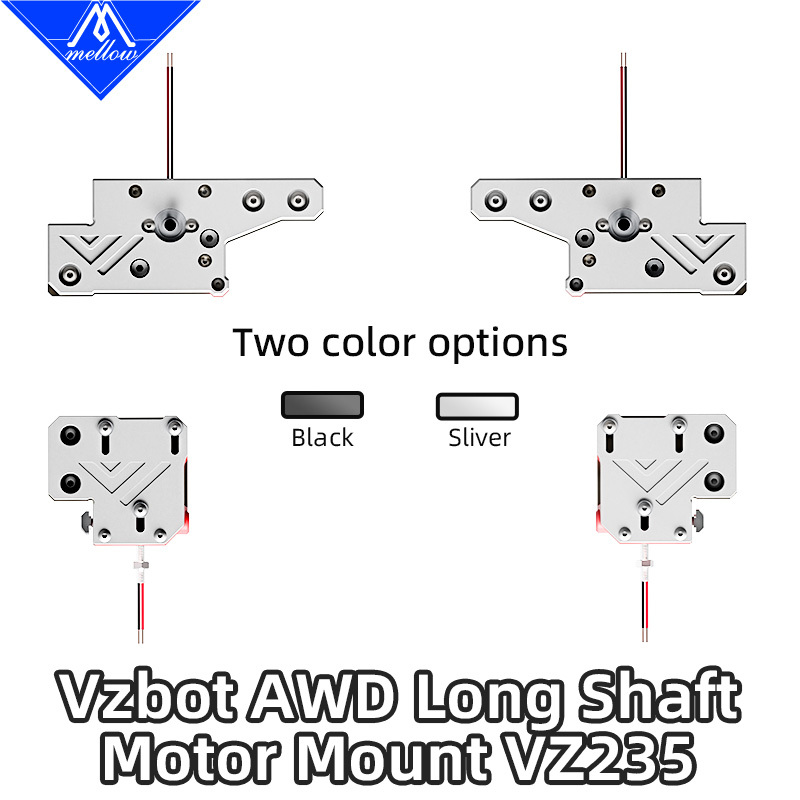 Mellow High-Precision CNC Vzbot Long-Shaft Motor Mount For DIY 3D Printer LDO-42STH48-2804AH(S40R) Motor / Kraken Motor