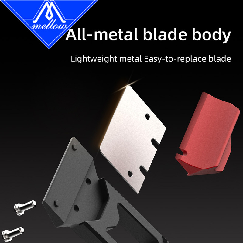 Mellow LadyerBlade 3D Printer Scraper SK5 Blade Print Removal Tool for 3D Printers – Compatible with Bambu Lab, Creality, Voron cleaning tool