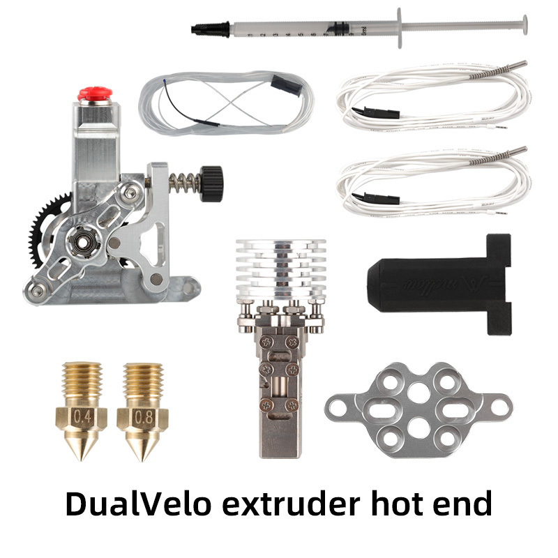 Mellow DualVelo AIR Lite All-Metal Hotend & Extruder for Large-Format 3D Printers — High-Speed DIY 3D Printing