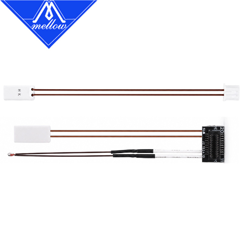 Mellow HK Super Heating Ceramic Plate for Bambu Lab P1P P1S X1C X1E | High-Temp Stable Power Ultra PI Wire Engineering Material