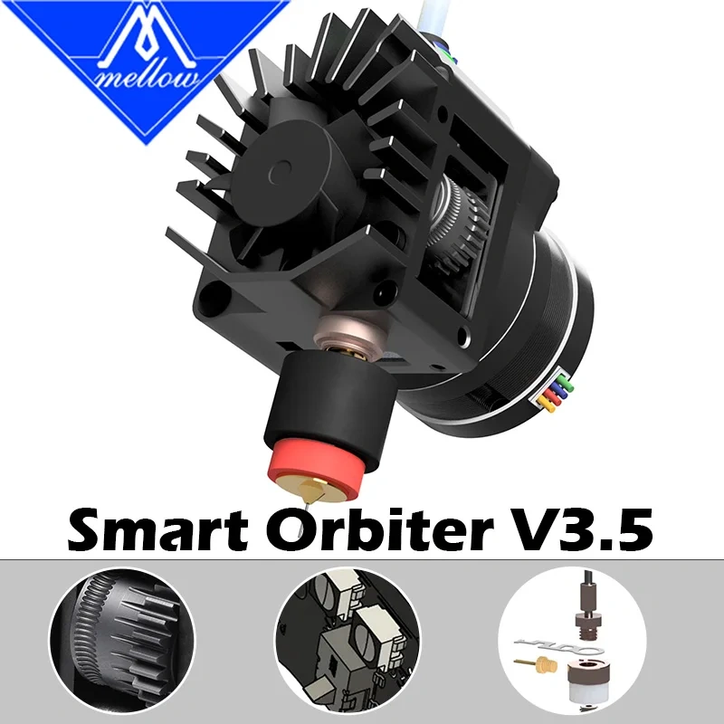Mellow Smart Orbiter V3.5 Extruder Dual Drive With LDO Motor Direct Drive For Voron 2.4 Creality3D CR-10 Ender3 / PRO 3D Printer