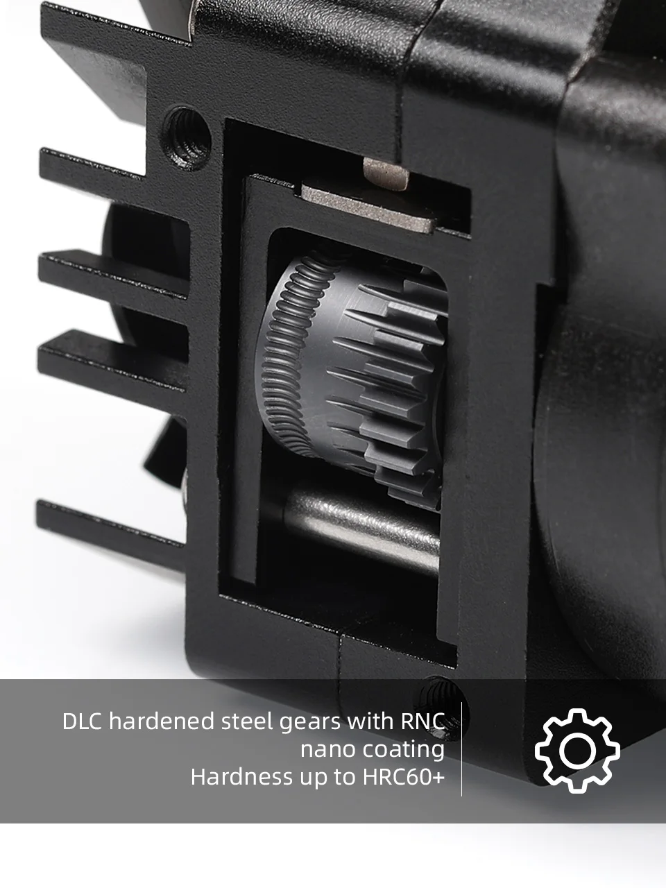 DLC RNC nano coating hardened steel drive gear