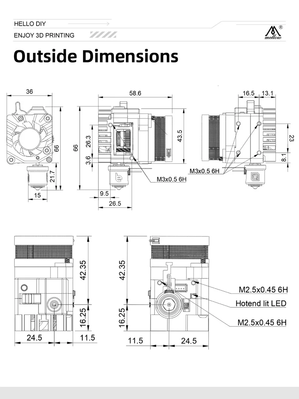 Orbiter V3.5 tension adjustment structure