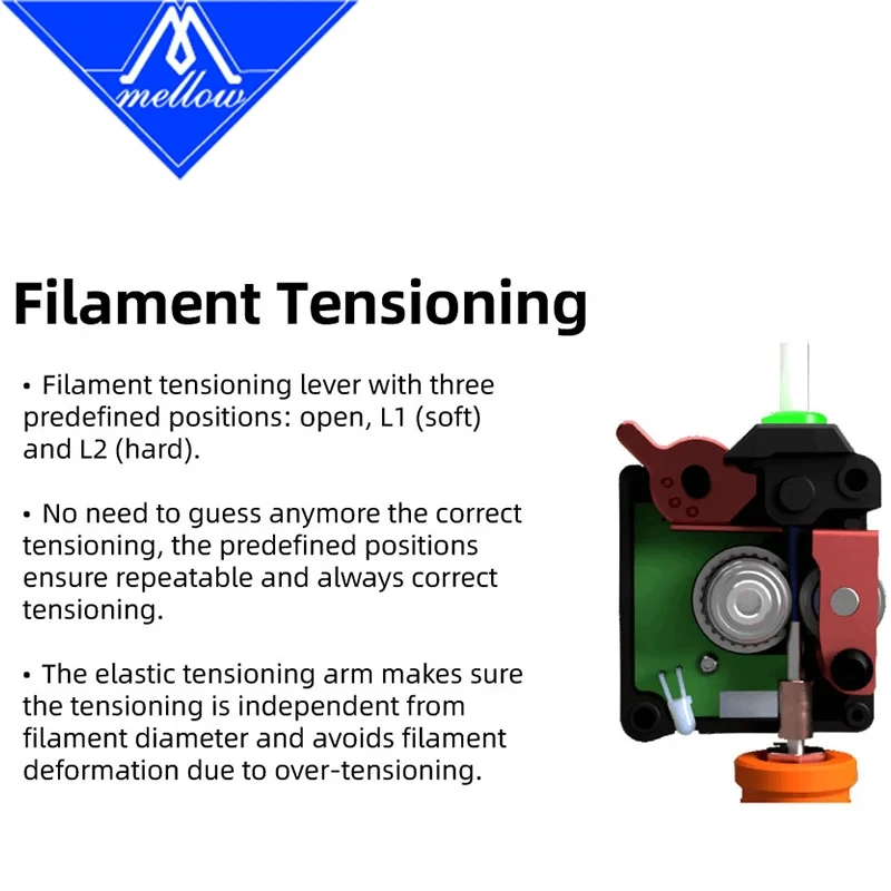 Mellow Smart Orbiter V3.5 Extruder Dual Drive With LDO Motor Direct Drive For Voron 2.4 Creality3D CR-10 Ender3 / PRO 3D Printer
