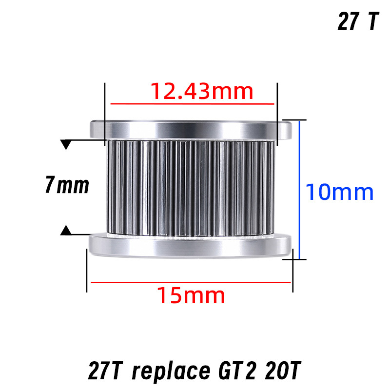 Mellow 3D Printer Part GATES-LL-1.5GT Gear Synchronous Belt Timing Pulley Idler Pulley GT1.5 For 6MM 9MM 10MM 12MM Timing Be