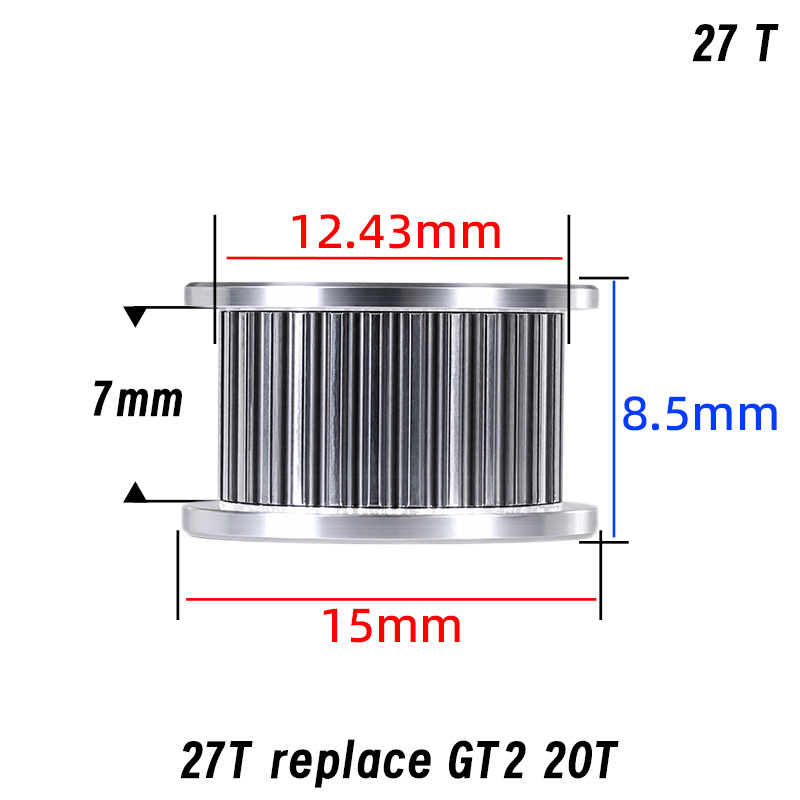 Mellow 3D Printer Part GATES-LL-1.5GT Gear Synchronous Belt Timing Pulley Idler Pulley GT1.5 For 6MM 9MM 10MM 12MM Timing Be