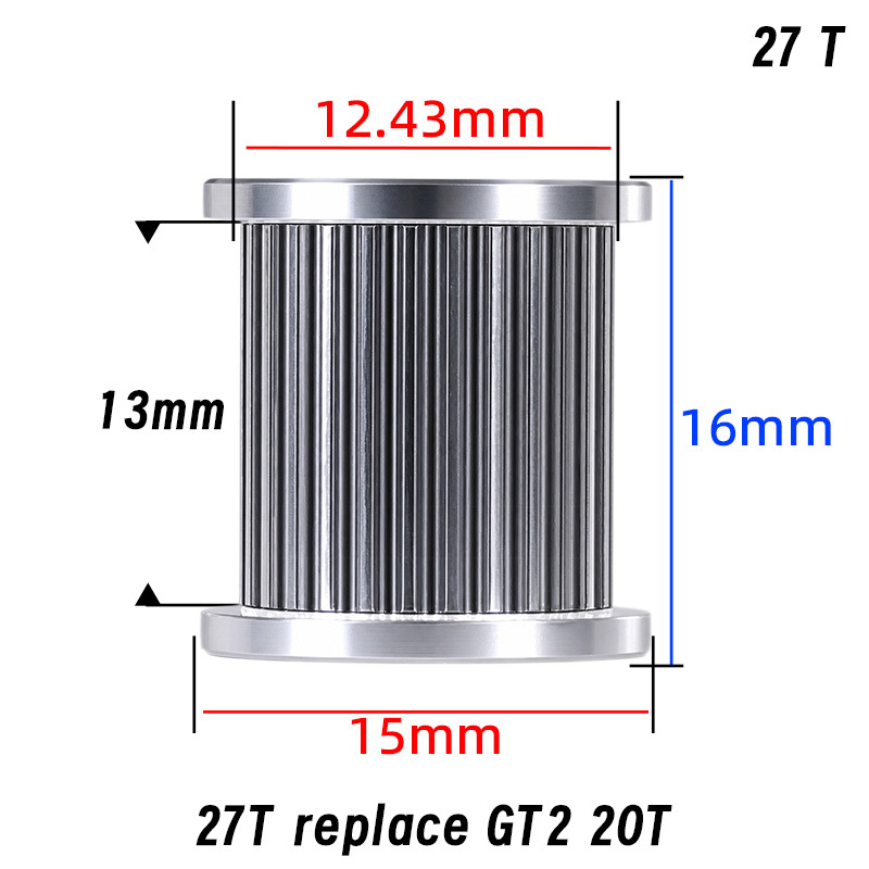 Mellow 3D Printer Part GATES-LL-1.5GT Gear Synchronous Belt Timing Pulley Idler Pulley GT1.5 For 6MM 9MM 10MM 12MM Timing Be