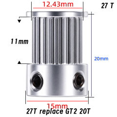 27T 9/10mm Pulley