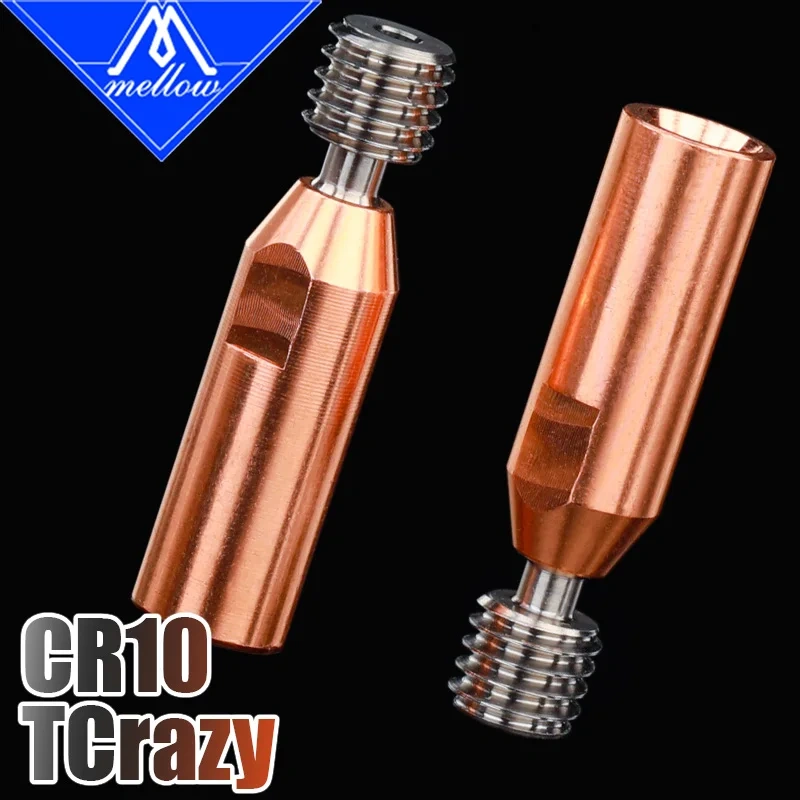Hot!Mellow All-Metal NF CR10-TCrazy Heat Break Titanium Copper Throat For CR10 CR-10S Hotend Ender 3 Ender 5 3D Printer