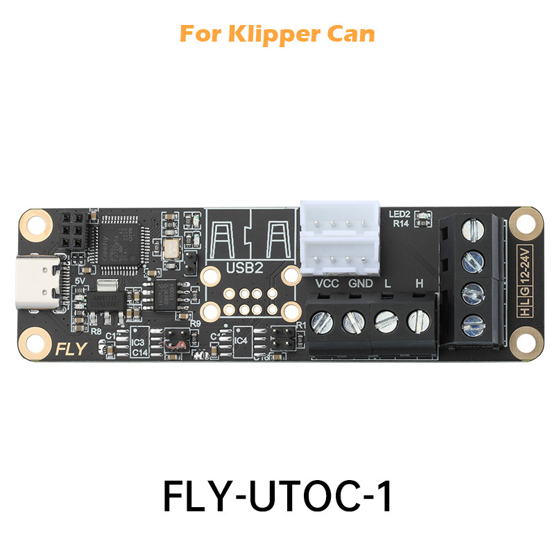 Mellow Fly Tool Lite Toolhead Board Compatible Diy 3D Printer Klipper Canbus RS232 Hotend Board For Nema14/17 Motor
