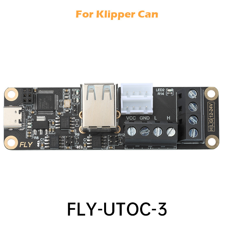 Mellow Fly Tool Lite Toolhead Board Compatible Diy 3D Printer Klipper Canbus RS232 Hotend Board For Nema14/17 Motor