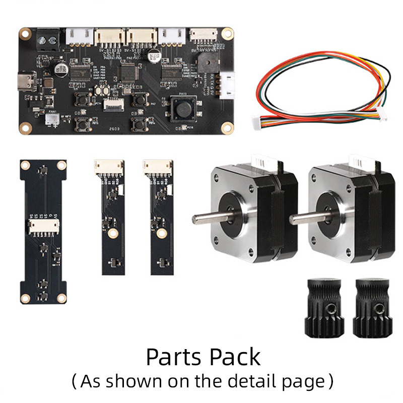 Mellow LLL Flux Buffer Auto Filament System for FDM 3D Printers Klipper/Marlin/RRF, Anti-Tangle Auto-Cutting Dual Spool DIY AMS