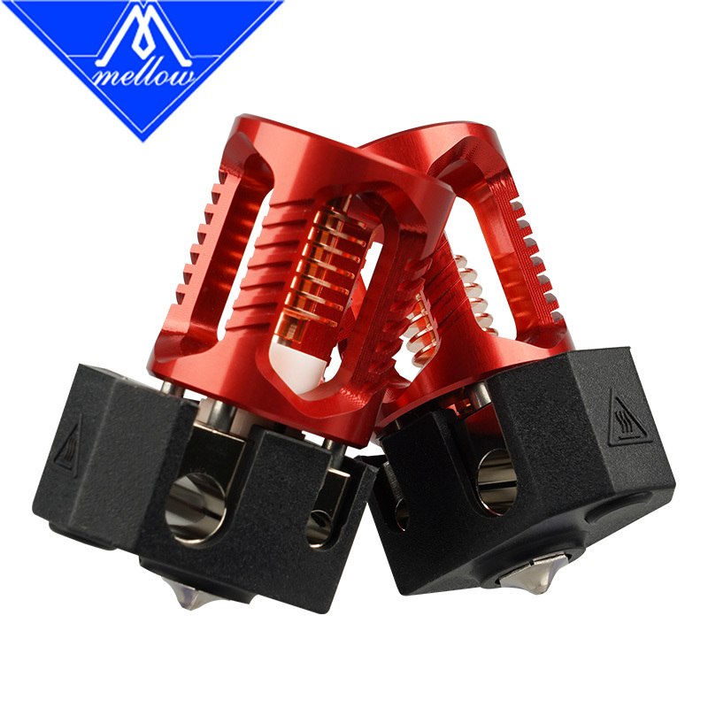 Mellow High-Flow All-Metal Hotend for Phaetus x Voron Dragon HF, 0.1mm Heatbreak, Compatible with V6 / Prusa MK3 / Titan BMG, 1.75mm Filament