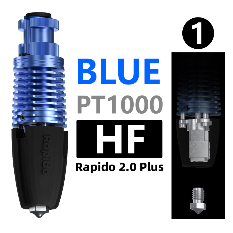 Phaetus Rapido 2.0 Hotend V1/V2/Magenta PT1000/104NT For DDG Bowden CW2 Extruder  BLV Voron VzBoT Replace Dragon Hotend