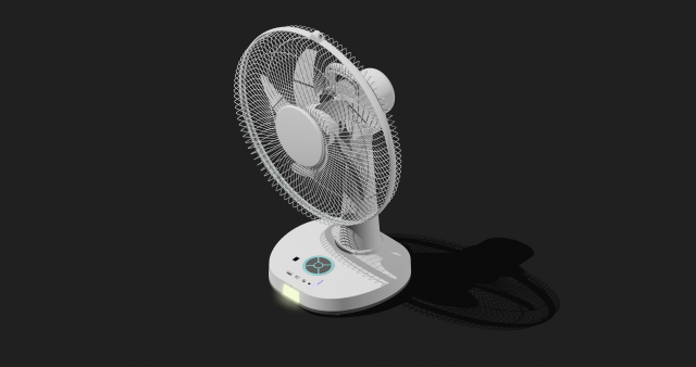 Cozum Fan Rechargeable LifePO4 Battery Fan (16 inch)