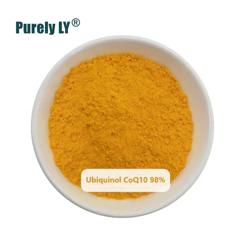High Quality Coenzyme Q10 Powder Supplements Antioxidant for Heart Health Energy Production, Coenzyme Q10 Vitamins and Supplements Food Grade Water Soluble Better Absorption
