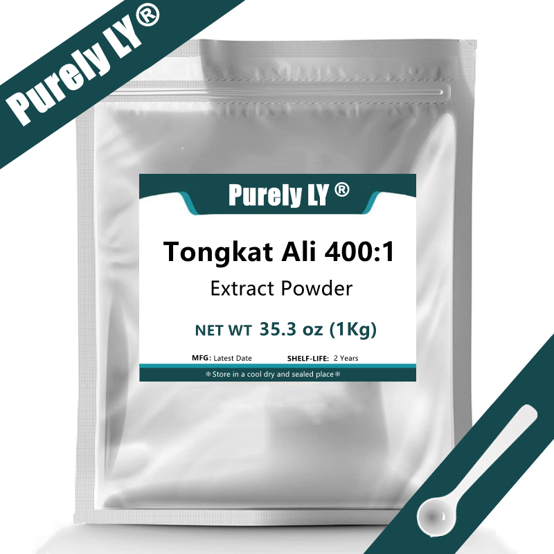 High Quality Tongkat Ali Extract 400:1 (Longjack) Powder,100% Pure Eurycoma Longifolia Root Extract for man,Bitter Taste,support overall energy & athletic performance