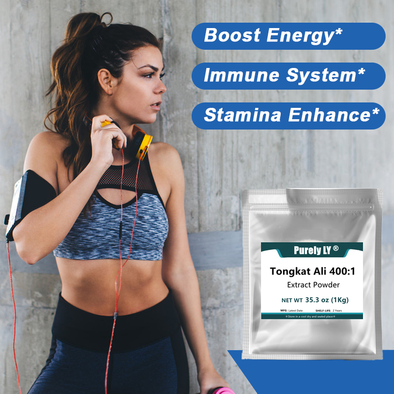 High Quality Tongkat Ali Extract 400:1 (Longjack) Powder,100% Pure Eurycoma Longifolia Root Extract for man,Bitter Taste,support overall energy & athletic performance