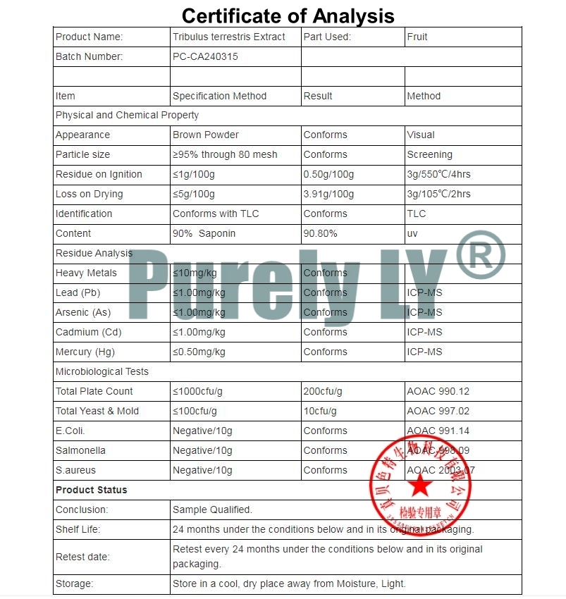100% Tribulus Terrestris Extract Powder 50:1- Vitality booster for both men and women,support energy, stamina, strength, and endurance,Support male vitality and kidney health