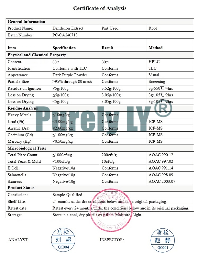 100% Dandelion Root Extract Powder 30:1,Dandelion Root Supplement for Tea | Herbal Extract for Digestion & Immune Support  Health liver support