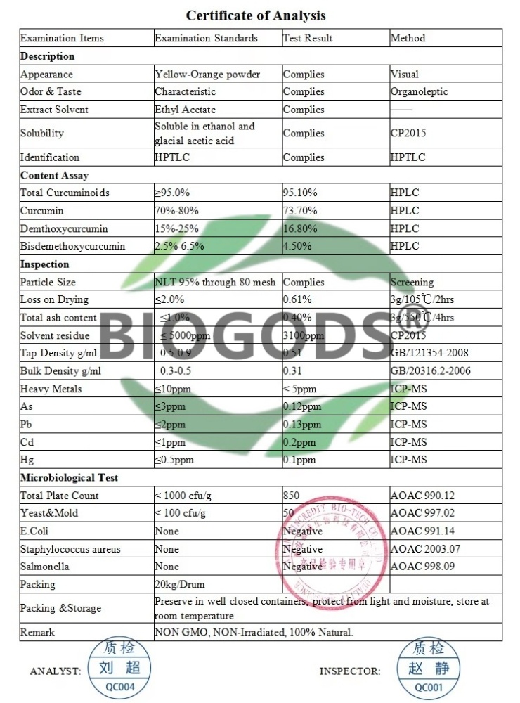 95% Curcumin From Turmeric Extract  Powder,for Daily Inflammatory and Joint Support, Brain & Immune Health Support