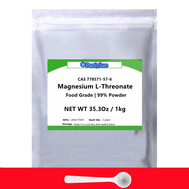 50g-1000g 100% Magnesium L-Threonate Powder (Mg) for Brain & Sleep and Memory & Attention,Cognitive Support - Better Nutrient Absorption