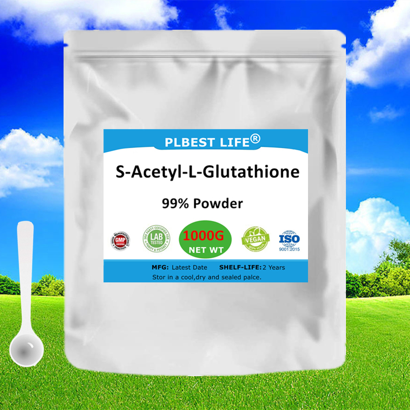 100% S-Acetyl L-Glutathione Powder, Cas 3054-47-5 Glutathione supplement for Skin whitening, Detoxification Support, Free Radical Neutralizer,Support healthy immune system function