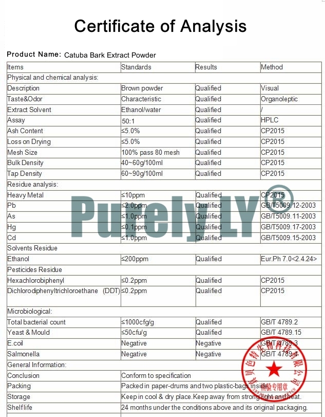 100% Catuaba Bark Extract Powder Antioxidants Supplements  for Men and Women - Extra Strength Male Enhancing Supplement for Stamina & Energy,Healthy Brain and Mood Support