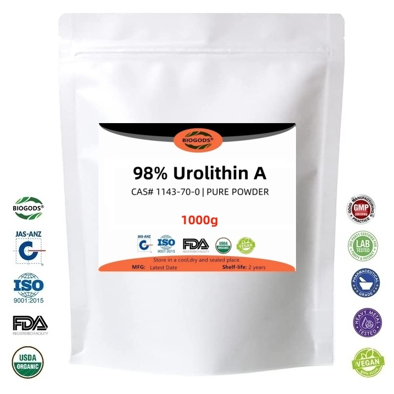 100% Urolithin A  Powder | Food grade Uro-A | CAS 1143-70-0 | Clinically Proven Supplement for Healthy Aging and Cellular Renewal - Mitoceutical for Muscle Strength and Longevity
