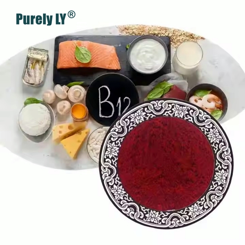 Food Grade Vitamines B12  Methylcobalamin Supplements B-12 Powder,Supports Energy Metabolism,Benefit Brain & Heart Function