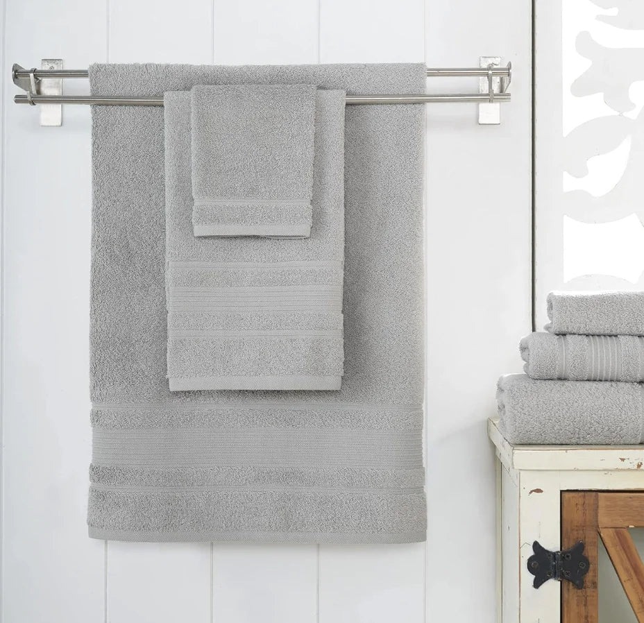 N001,4-Piece Washcloths Towels Set, 100% Turkish Cotton Premium Quality Towels for Bathroom, Quick Dry Soft and Absorbent Turkish Tow