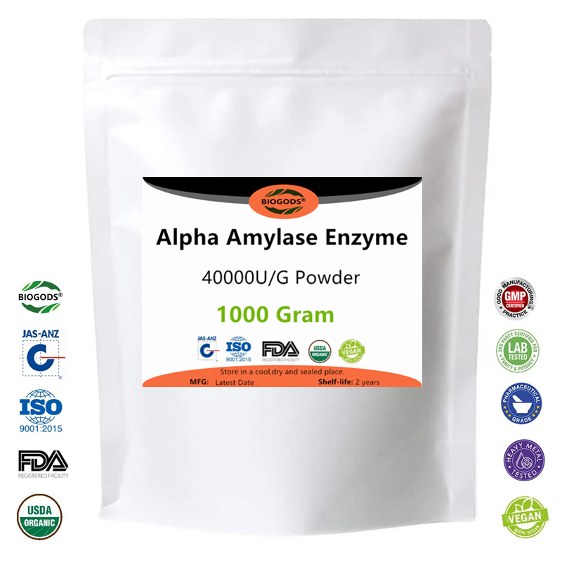 99% High Temperature 100% Alpha Amylase Enzyme Powder 40000U/G