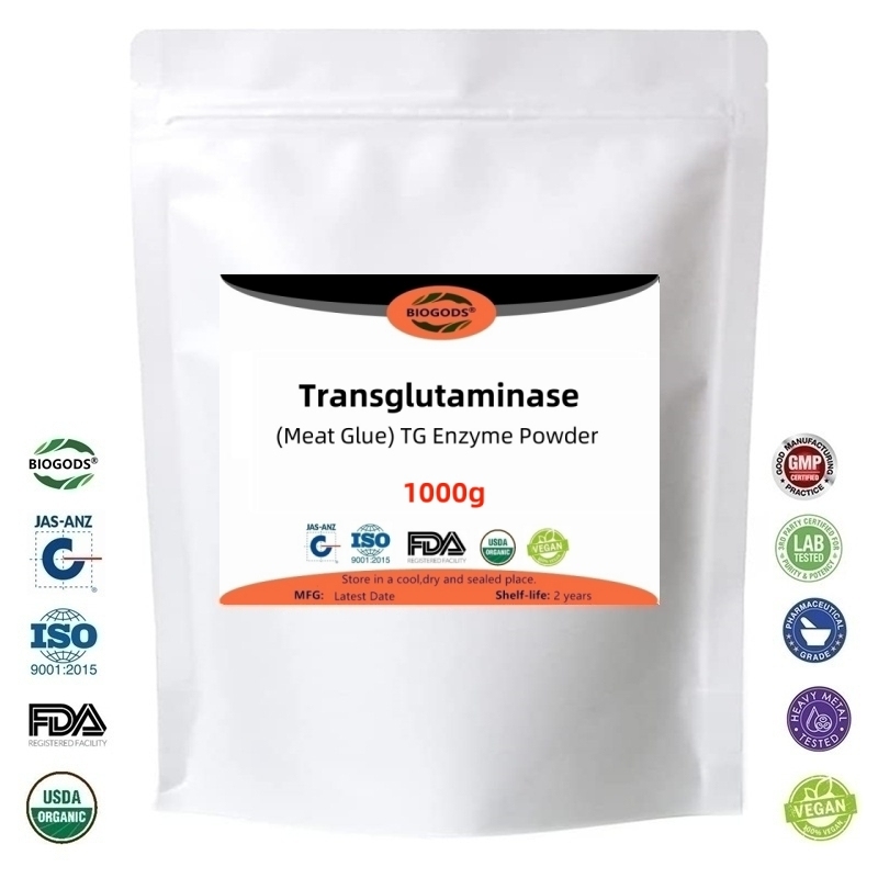 99% Transglutaminase Enzyme Powder Food Grade TG Meat Glue for Binding Proteins 150U