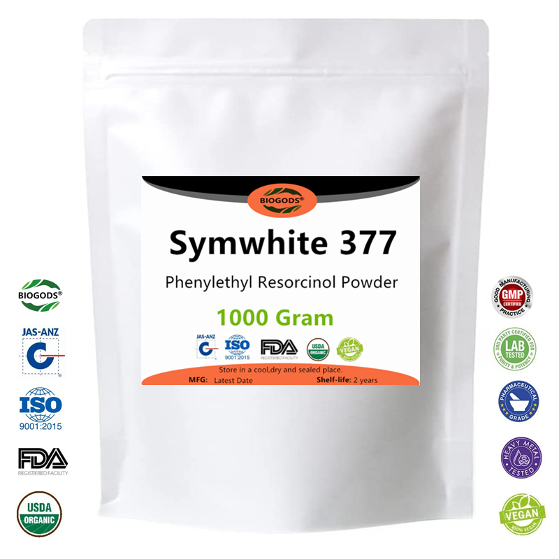 100% Skincare Symwhite 377 Powder - Sym white CAS 85-27-8 Phenylethyl Resorcinol,Antioxidant Anti Aging Skin Whitening  Remove Melanin