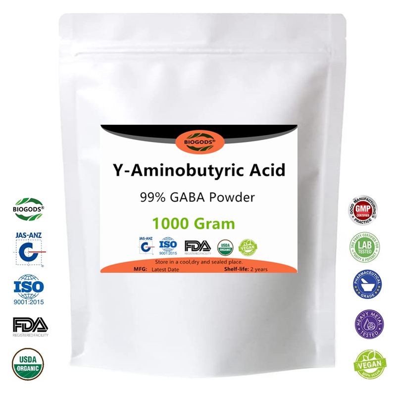 100% GABA Powder - Gamma Aminobutyric Acid, Promotes Calm, Relaxation, and Supports Sleep,Neurotransmitter Support