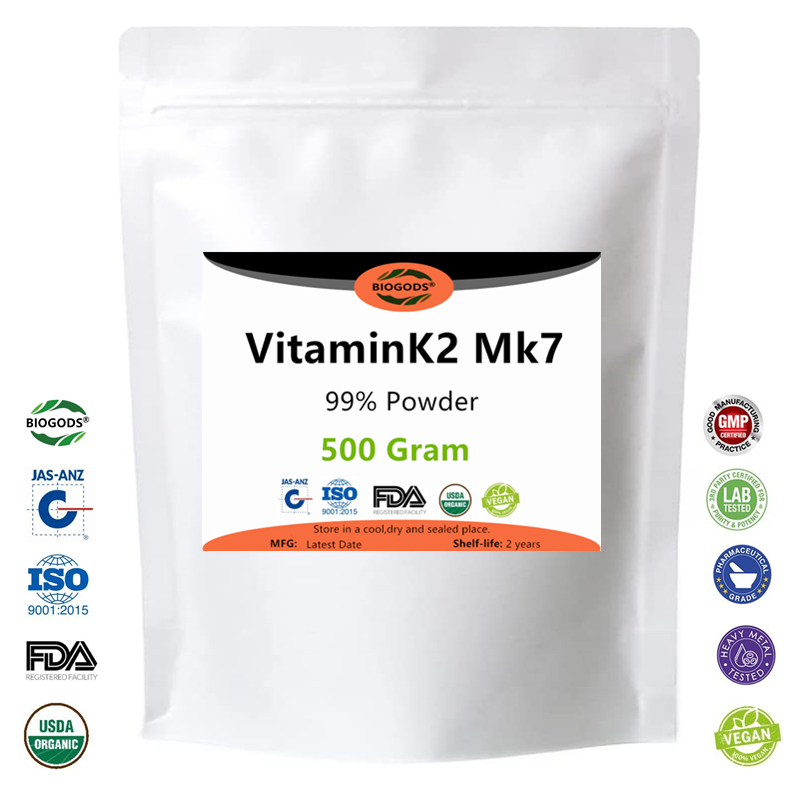Natural Vitamin K2 MK7 Powder - Vitamin Supplement,Maintaining Bone Health, Promoting Cardiovascular Health, and Preventing Alzheimer's Disease
