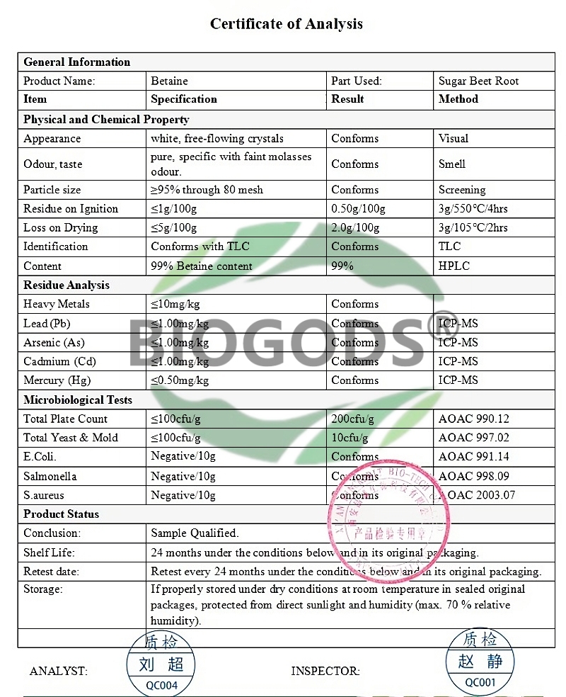 99% Trimethylglycine Glycine Anhydrous Betaine Powder (TMG) Sugar Beets Roots Extract,Encourages Healthy Homocysteine Levels
