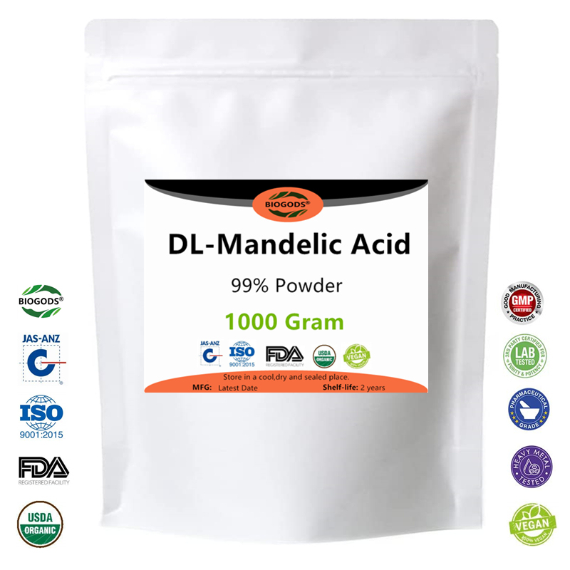 100% Mandelic Acid Powder,DL mandelic acid,Whitening and spot removal Exfoliation Antibacterial Reduce fine lines