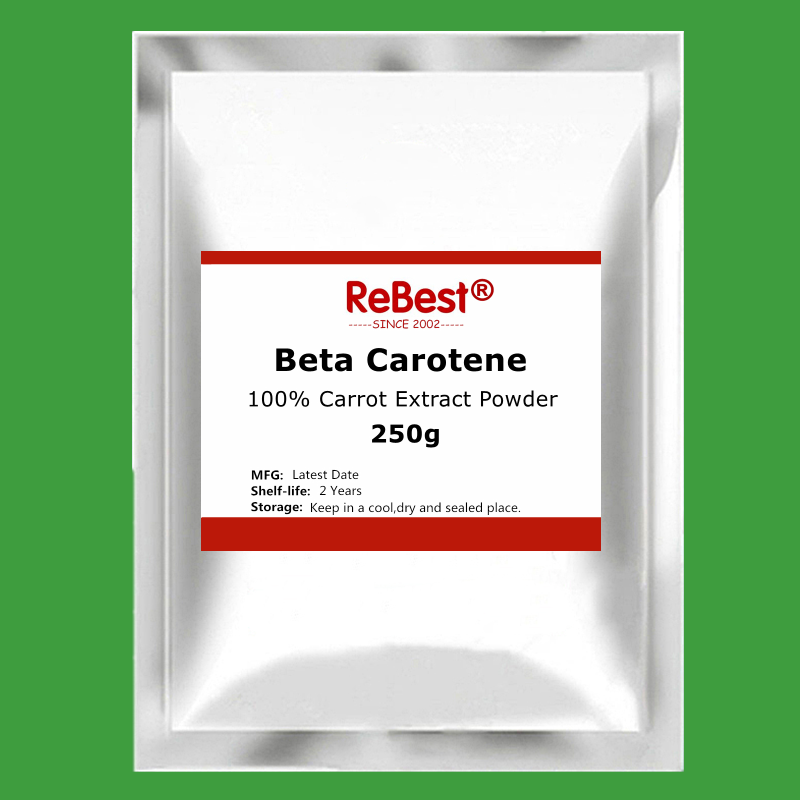 Natrual Food Grade 10% Beta Carotene Powder，Eye and SKin Health Support, Antioxidant properties, Immune System Support