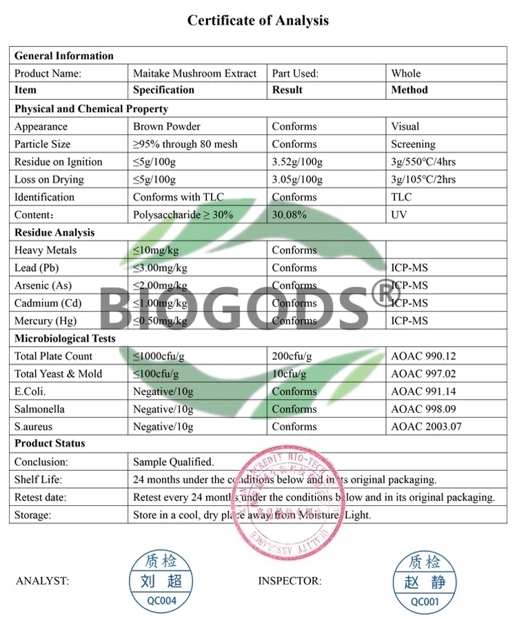 Natural Grifola Frondosa Extract 30% Polysaccharide Powder,Maitake Mushroom,Stress Relief,Boost the immune system,Antioxidant,Regulate blood sugar levels,Improve cognitive function