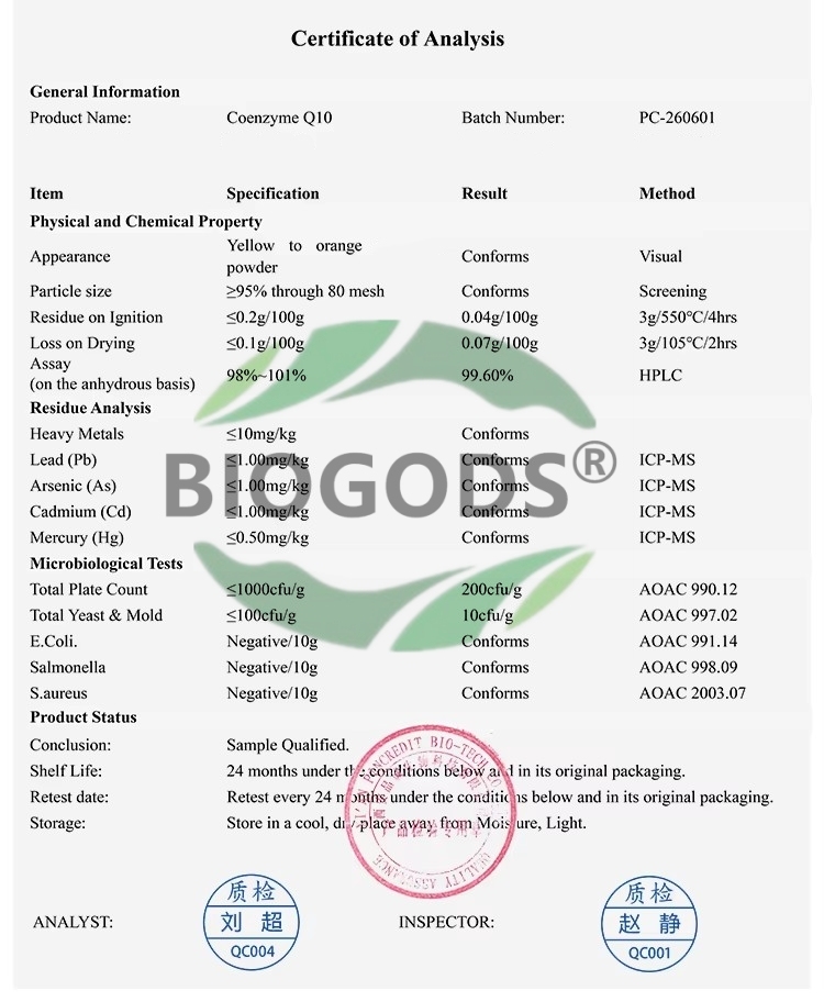 Food Grade Water Soluble 99% Coenzyme Q10 Powder Supplements, Antioxidant for Heart Health Energy Production, CoQ10 Vitamins and Supplements  Better Absorption