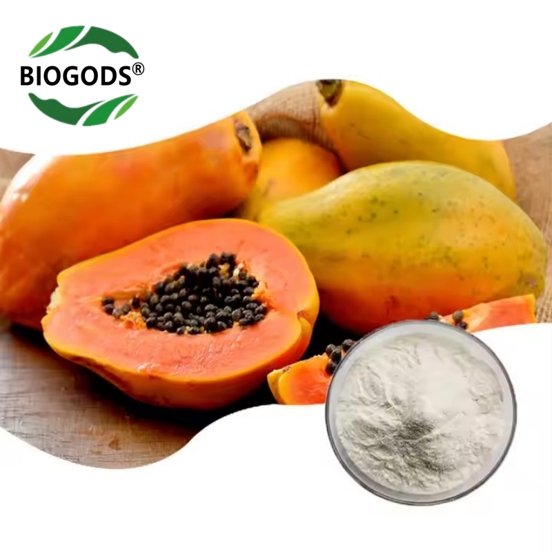 100% Papain Powder,100,000 U/G Food Grade,100% Natural Papaya Extract Papain Enzyme Powder