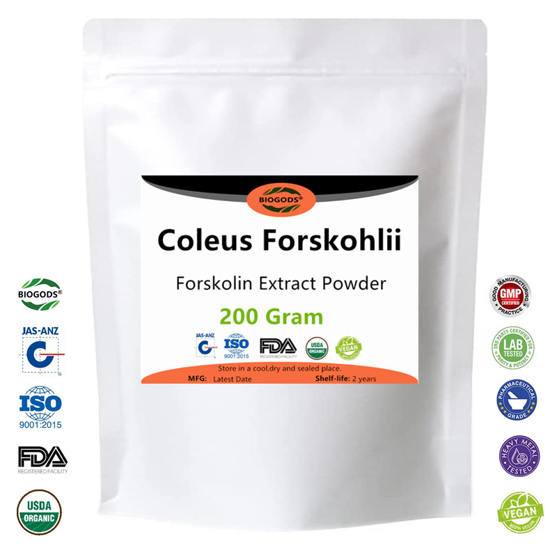 100% Coleus forskohlii Extract Powder, Forskolin for Weight Management for Men & Women