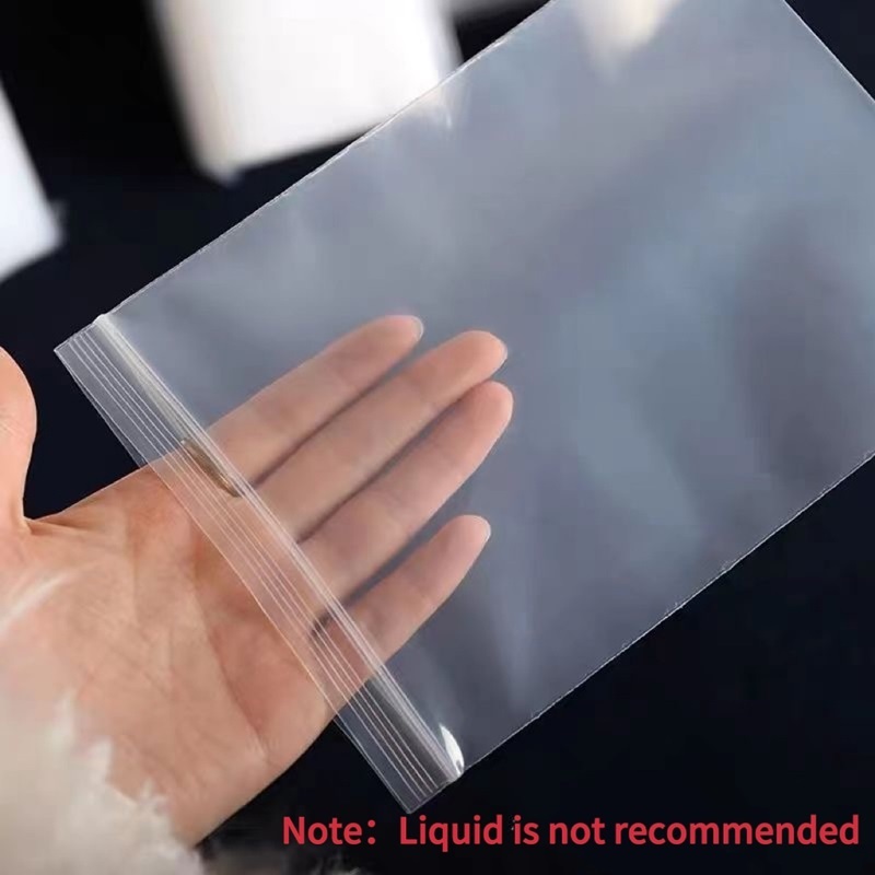 [NO.010] Small Zip Lock Plastic Bags, 100Pcs/lot ,Transparent Bag Reclosable Vacuum Storage Bag Clear Bags Ziplock Food Storage Bags