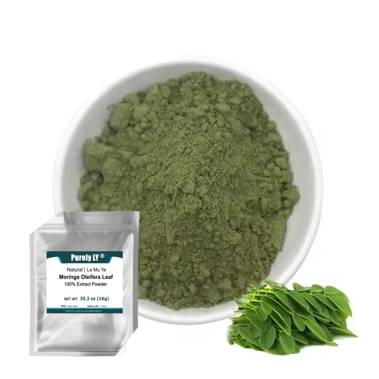 100% Natural Moringa Leaves Powder Nutrient-rich superfood with antioxidant, anti-inflammatory, and blood sugar-regulating properties, boost immunity, support metabolic health‌
