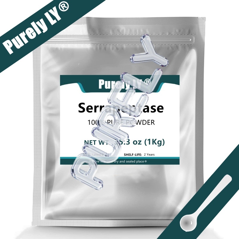 50g-1000g Serra/peptase 200000 Powder