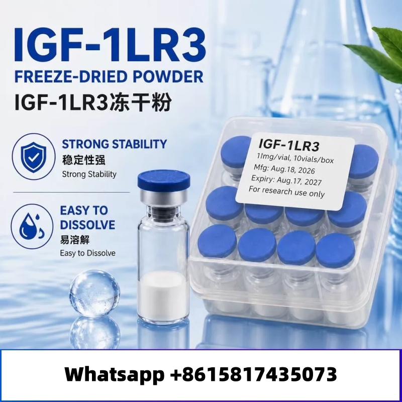IGF‑1 LR3 lyophilized powder 10 bottle/box Repairing and Skin-Nourishing Highly Active Freeze-Dried Peptide Powder