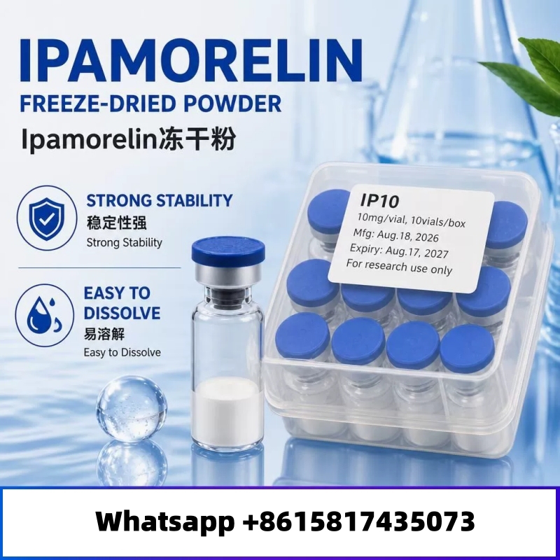 IP10 Ipamorelin lyophilized powder 10 bottle/box Repairing and Skin-Nourishing Highly Active Freeze-Dried Peptide Powder