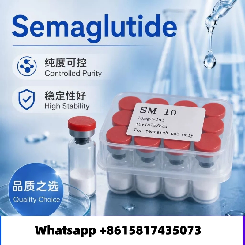 Semaglutide lyophilized powder 10mg*10 bottle/box Dihexa freeze-dried powder, a high-purity skincare ingredient, nourishes and cares for the skin. Supplied by the beauty and skin care ingredient manufacturer