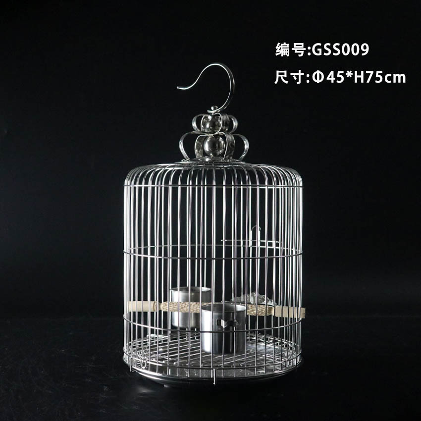 alt="Wholesale Stainless Steel Foldable Bird Cage"